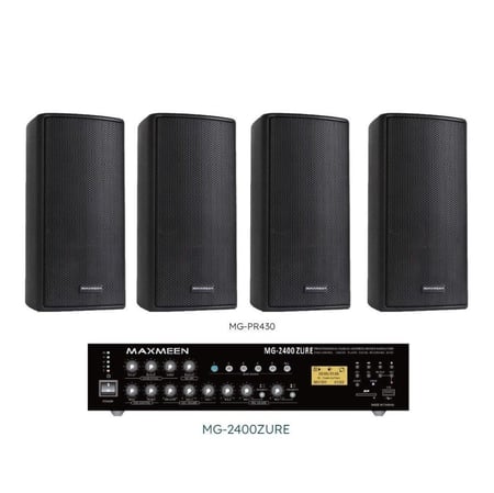 نظام صوتي 3 - 12 سماعة جدارية 30 وات ماكسمين حتى 240 وات