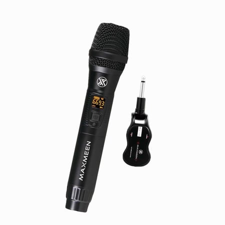 لاقطة لاسلكية يدوي ماكسمين مع جهاز استقبال صغير