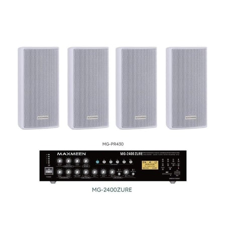 نظام صوتي 4 - 12 سماعة جدارية 30 وات ماكسمين حتى 240 وات