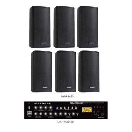 نظام صوتي 4 - 12 سماعة جدارية 30 وات ماكسمين حتى 240 وات