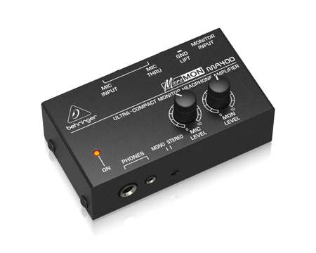 MA400-علبة توزيع BEHRINGER مونيتور هيدفون مايك مع تحكم