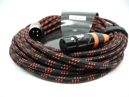 سلك ماكسمين لاقطة قماشي بخيارات طول متعددة XLR الى XLR
