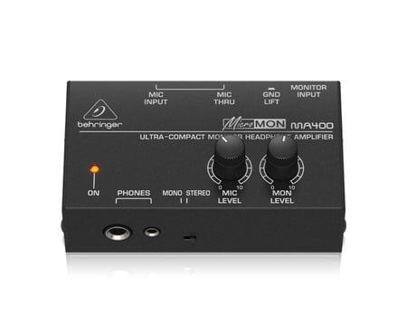 MA400-علبة توزيع BEHRINGER مونيتور هيدفون مايك مع تحكم