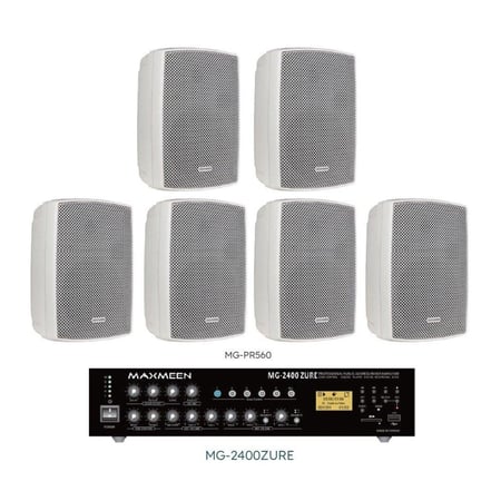 نظام صوتي 3 - 8 سماعات جدارية 60 وات ماكسمين حتى 240 وات