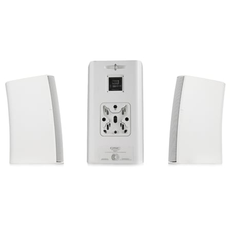 سماعة جدارية 200 واط أبيض QSC