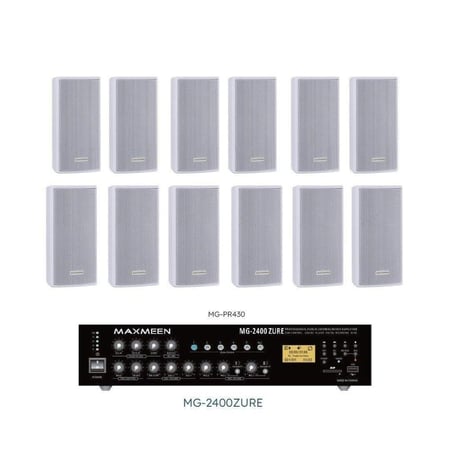 نظام صوتي 4 - 12 سماعة جدارية 30 وات ماكسمين حتى 240 وات