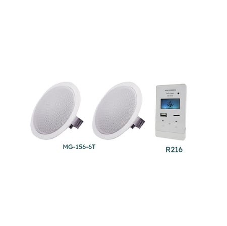 نظام سماعات سقفية مع جهاز جداري 30 وات MG-R216
