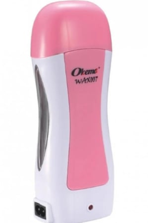 اوكيما - جهاز تسخين الشمع لإزالة الشعر WAX 007 مع شمع هدية - OK-412