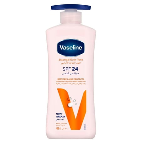 فازلين - لوشن للجسم بعامل حماية من الشمس 24 - 400 مل - vaseline