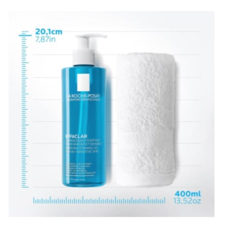 لاروش بوزاي - جل غسول رغوي إيفاكلار للبشرة الدهنية والحساسة - 400 مل - LA ROCHE POSAY