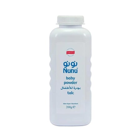 نونو – بودرة تالك للأطفال (أبيض) – 200 جم