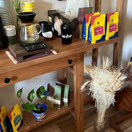 طاولة ركن قهوة