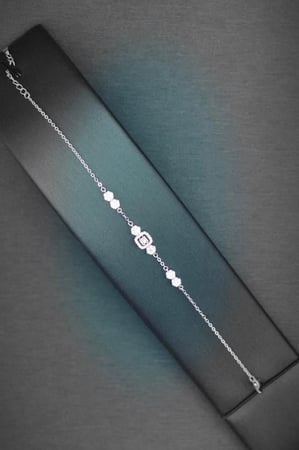 Celeste Elegance سوار فضه 925 بديل الالماس