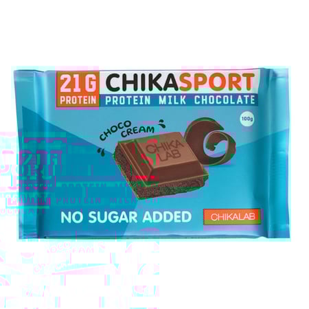 شيكا لاب بروتين بار شوكولاته بالحليب وكريمة الشوكولاتة  100 جرام