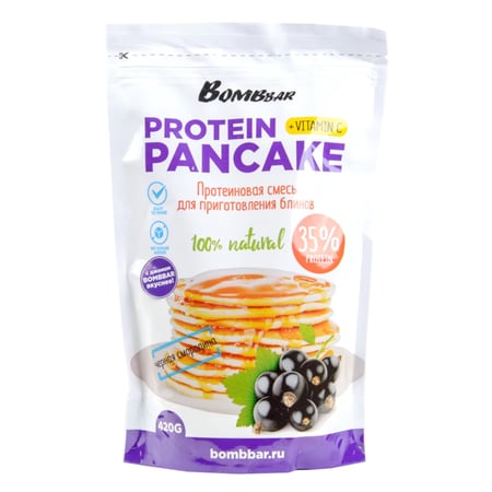 بومبار خليط بان كيك بروتين بالعنب الأسود 420 جم