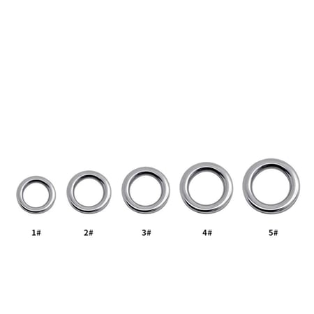 KATYUSHA 20Pcs Heavy Duty Fishing Solid Rings سولد رنق مقاسات متعددة 20 حبه (إضغط على الصورة لتصفح الخيارات)