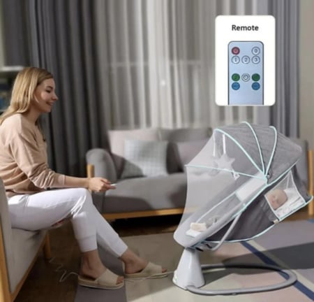 كرسي هزاز لحديثي الولاده مع الحان موسيقى