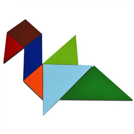 لعبة تانجرام الملونة ـ COLORED TANGRAM