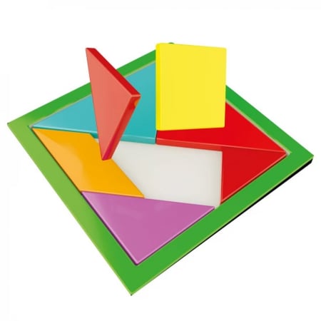 لعبة تانجرام الملونة ـ COLORED TANGRAM