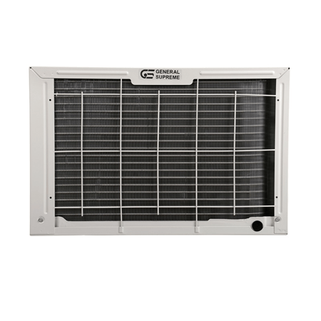 مكيف هواء نافذة من طراز جنرال سوبريم، بقدرة 22000 وحدة حرارية بريطانية، بمفتاح دوار للتحكم في درجة الحرارة (بارد/ساخن)، موديل GS2434H