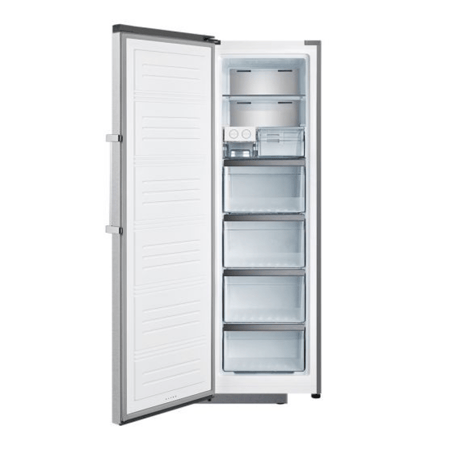 فريزر هايسنس  عامودي 260 لتر فضي - FV35W2NL