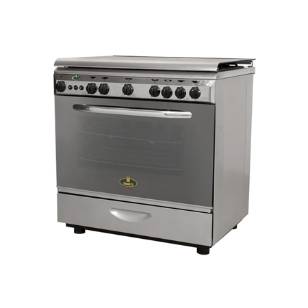 كريازي , موقد طبخ غاز , مقاس 80*60 سم, 5 شعلات ,شواية , امان كامل , ستيل , KZ8600SM/2