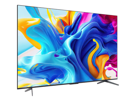 شاشة تي سي ال , 55 بوصة، كيو ليد، 120هرتز , أسود