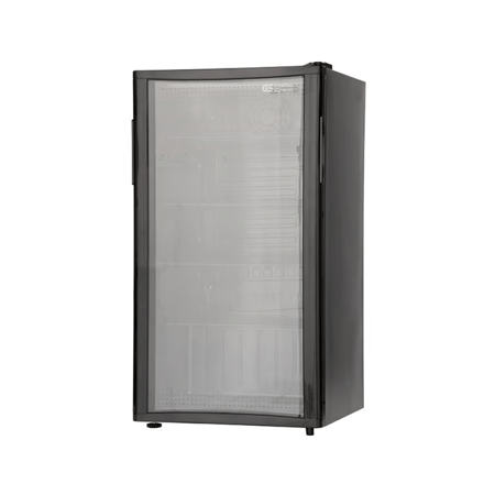 جنرال سوبريم , ثلاجة عرض باب واحد زجاجي ,92 لتر ,اسود ,GS132