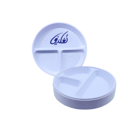 التغليف صحون دائرية بلاستيك 22 مقسم