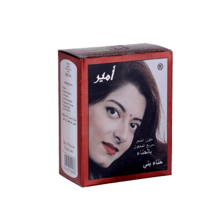 امير صبغة شعر بني + اسود