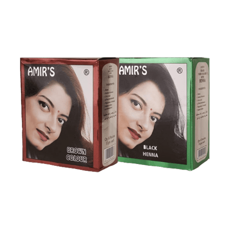 أمير صبغة شعر بني وأسود