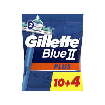جيليت بلو 2 بلس ماكينة حلاقة 10 قطع