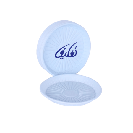 التغليف صحون دائرية بلاستيك 22 ساده