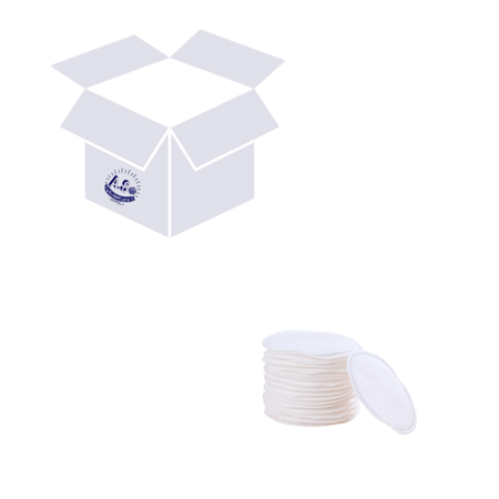 كيس قطن مكياج دوائر