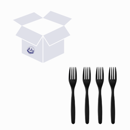 شوكة بلاستيك  VIP لون اسود