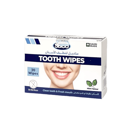 مناديل تنظيف أسنان من ساكو