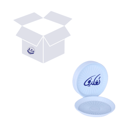 التغليف صحون دائرية بلاستيك 22 ساده