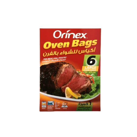 أورينكس اكياس فرن كبيره مقاس عدد 6 اكياس