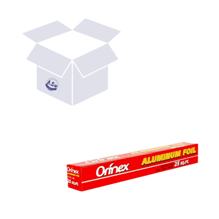 اورينكس ورق القصدير ألمونيوم فويل هيفي ديوتي , 25 قدم