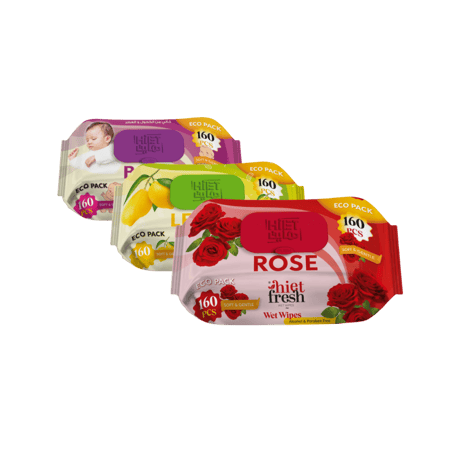 هايت فريش مناديل مبللة منوع 160 حبة
