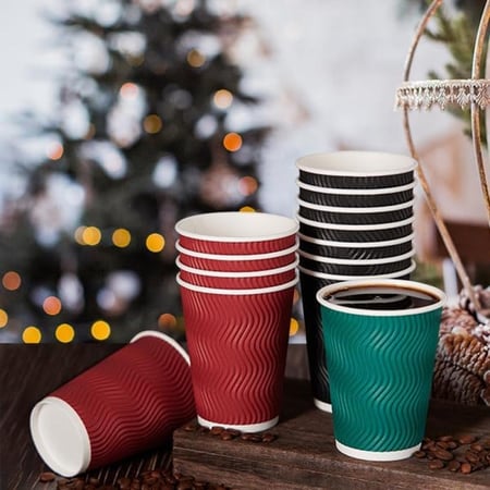 كاسات دبل مموج