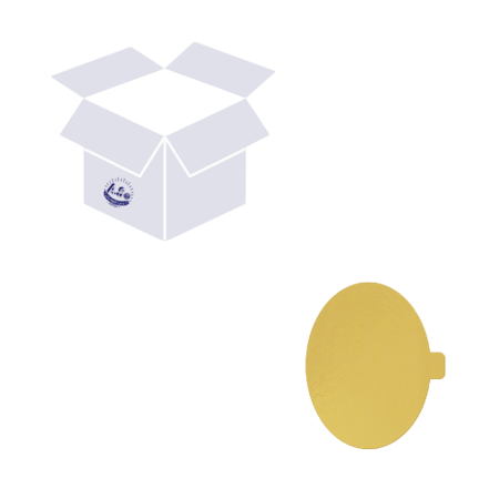 قاعدة كيك ذهبي