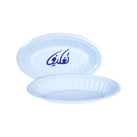 التغليف صحون بيضاوي بلاستيك رقم 1