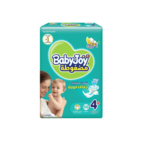 بيبي جوي حفائض رقم 4 بلس