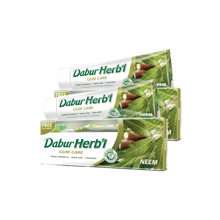 معجون أسنان دابر هيربل نيم 150 جرام