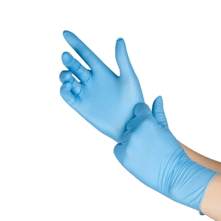 مانجو بلاست كفوف أزرق L