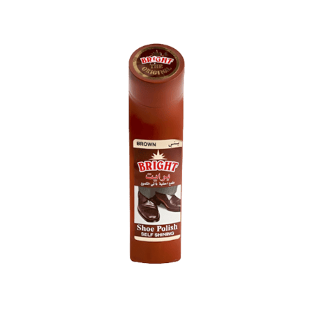 ملمع احذية برايت بني + اسود
