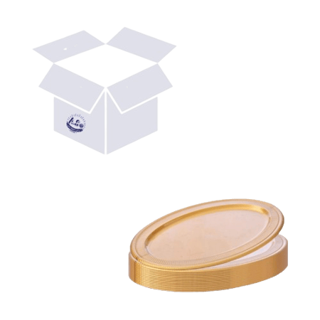 صحون حلويات بيضاوي