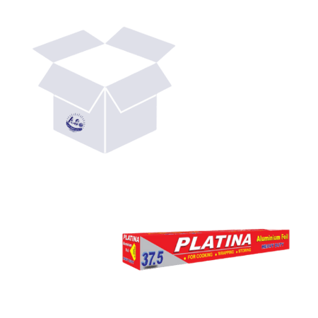 كرتون قصدير بلاتينا 37 قدم 24 حبة