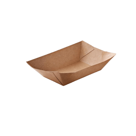 صحون ورق كرافت بني